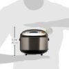Zojirushi NS-LGC05XB Micom Rice Cooker & Warmer, 3-Cups (uncooked), Stainless Black