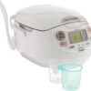 Zojirushi NS-ZCC10 Neuro Fuzzy Rice Cooker, 5.5-Cup, White