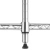 Whitmor Supreme Adjustable 23.15"W x 13.11"D x 29.9"H 3-Shelf Freestanding Shelves, Chrome