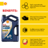 (3 pack) Shell Rotella T6 Full Synthetic 15W-40 Diesel Engine Oil, 1 Gallon (3 Pack Case) (3 pack) Shell Rotella T6 Full Synthetic 15W-40 Diesel Engine Oil, 1 Gallon (3 Pack Case)