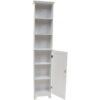 Redmon Shaker Style Tall Floor Shelf with Lower Cabinet