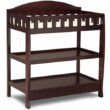 Delta Children Wilmington Changing Table with Pad, Espresso Cherry