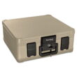 SureSeal by FireKing Fire and Waterproof Chest, 0.27 cu ft, 15.9w x 12.4d x 6.5h, Taupe, Key Lock Safes