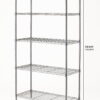 Hyper Tough 5 Tier Wire Shelf Unit, Chrome, 1750 lb Capacity, Adult
