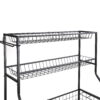 WORKPRO 36" W x 16.5" D x 46" H Rolling Equipment Storage Freestanding Shelf, 150lb. Capacity, Steel