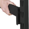 Muscle Rack 3-Tier Black 77"W x 24"D x 72"H Steel Welded Storage Rack