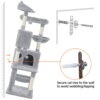 SmileMart 64.5"H Multi-level Cat Tree Tower with Condos and Perches, Light Gray