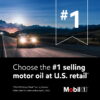 Mobil 1 Advanced Fuel Economy Full Synthetic Motor Oil 0W-20, 12 qt Bag in Box