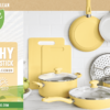 GreenLife Ceramic Nonstick Yellow 15pc Set