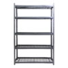 Stronghold Garage Gear 5-Shelf Boltless Rack Wire Decking in Texture Gray, 800lbs per Shelf Stronghold Garage Gear 5-Shelf Boltless Rack Wire Decking in Texture Gray, 800lbs per Shelf