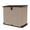 Keter Store-It-Out Midi 30-Cu Ft All-Weather Resin Storage Shed, Beige
