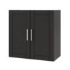 Systembuild Evolution Callahan 24" Wall Cabinet, Black