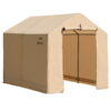 ShelterLogic 6'x8'x6'6" Storage Shed-in-a-Box, Polyethylene ShelterLogic 6'x8'x6'6" Storage Shed-in-a-Box, Polyethylene
