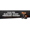 Generac 8895 3100 PSI 2.5 GPM Electric-Start Gas Pressure Washer Kit with Attachments (49 State/CSA) Generac 8895 3100 PSI 2.5 GPM Electric-Start Gas Pressure Washer Kit with Attachments (49 State/CSA)