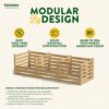 Greenes Fence RCCOMP36 Greenes 173.92 Gal. Cedar Wood Composter