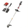 HENX A40DCZ350B01 40V Electric Cordless 14 in. Multi-Colored Pole String Trimmer with Charger and Battery