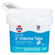 HTH 42046 3 in. 25 lbs. Pool Chlorinating Tablets