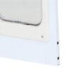 Ideal Pet Products 75PATCKW 7.5 in. x 10.5 in. Large White Chubby Kat Pet Patio Door Insert for 75 in. to 77.75 in. Tall Aluminum Sliding Door