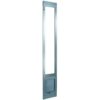 Ideal Pet Products 80PATCKM 7.5 in. x 10.5 in. Large Mill Chubby Kat Pet Patio Door Insert for 77.6 in. to 80.4 in. Tall Aluminum Sliding Glass Door
