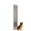 Ideal Pet Products 80PATXLW 10.5 in. x 15 in. Large White Pet and Dog Patio Door Insert for 77.6 in. to 80.4 in. Aluminum Sliding Glass Door