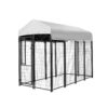 KennelMaster DK648WC 4 ft. x 8 ft. x 6 ft. Welded Wire Dog Fence Kennel Kit KennelMaster DK648WC 4 ft. x 8 ft. x 6 ft. Welded Wire Dog Fence Kennel Kit