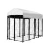 KennelMaster DK648WC 4 ft. x 8 ft. x 6 ft. Welded Wire Dog Fence Kennel Kit