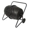 KoolScapes WTCB-50 Koolscapes Wheeled Tumbling Composter 50 Gal. (160L) Black Rotating Outdoor Compost Bin with Wheels