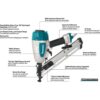 Makita AF635 Pneumatic 15-Gauge, 2-1/2 in. Angled Finish Nailer