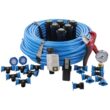 Orbit 50022 In-Ground Sprinkler System with 1/2 in. Blu-Lock Tubing System and B-Hyve Smart Hose Faucet Timer with Wi-Fi Hub