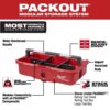 Milwaukee 48-22-8428-8045 Packout 38 in. Rolling Tool Chest and 19 in. Tool Tray