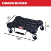 Milwaukee 48-22-8443-8410 PACKOUT 22 in. 3-Drawer and Dolly
