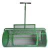 Landzie LNDZ-44-SPREADER 44 in. Metal Basket Lawn and Garden Topdressing Rolling Yard Spreader