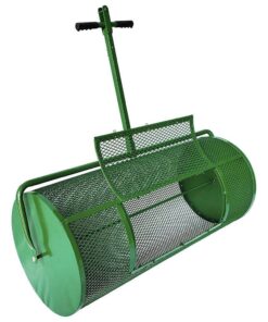 Landzie LNDZ-44-SPREADER 44 in. Metal Basket Lawn and Garden Topdressing Rolling Yard Spreader