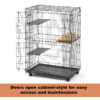 Midwest Cat Playpen 51 in. for Cats and Kittens with 3 Perches - Collapsible Midwest Cat Playpen 51 in. for Cats and Kittens with 3 Perches - Collapsible