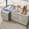 Better Homes & Gardens 2 Tier Garment Rack with 3 Drawer Closet Organizer , Gray Better Homes & Gardens 2 Tier Garment Rack with 3 Drawer Closet Organizer , Gray