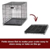 MidWest Homes For Pets Ultima Pro Extra-Strong Double Door Metal Dog Crate, 48"L MidWest Homes For Pets Ultima Pro Extra-Strong Double Door Metal Dog Crate, 48"L
