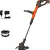 BLACK+DECKER 20V MAX Cordless Lithium-Ion EASYFEED 2-Speed 12 in. String Trimmer/Edger Kit