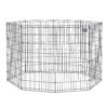 MidWest Foldable Metal Exercise Pet Dog Playpen, without Door, 48"H MidWest Foldable Metal Exercise Pet Dog Playpen, without Door, 48"H