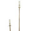 DecMode 31" 2 Light Gold Table Lamp with White Glass Shade DecMode 31" 2 Light Gold Table Lamp with White Glass Shade