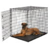 MidWest Homes For Pets XX-Large Single Door Metal Wire Dog Crate, 54"