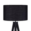 Teamson Home Romanza 60.23" Postmodern Tripod Floor Lamp with Drum Shade, Matte Black Teamson Home Romanza 60.23" Postmodern Tripod Floor Lamp with Drum Shade, Matte Black