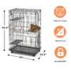 Midwest Cat Playpen 51 in. for Cats and Kittens with 3 Perches - Collapsible Midwest Cat Playpen 51 in. for Cats and Kittens with 3 Perches - Collapsible