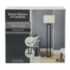 Better Homes & Gardens 61"H Metal Windowpane Floor Lamp, Black Finish with Faux Wood Base Better Homes & Gardens 61"H Metal Windowpane Floor Lamp, Black Finish with Faux Wood Base