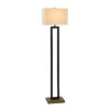 Better Homes & Gardens 61"H Metal Windowpane Floor Lamp, Black Finish with Faux Wood Base Better Homes & Gardens 61"H Metal Windowpane Floor Lamp, Black Finish with Faux Wood Base