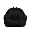 Big Joe Hug Bean Bag Chair, Plush 3ft, Black