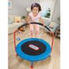 Little Tikes Easy Store 3-Foot Trampoline, with Hand Rail, Blue Little Tikes Easy Store 3-Foot Trampoline, with Hand Rail, Blue