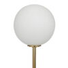 DecMode 31" 2 Light Gold Table Lamp with White Glass Shade DecMode 31" 2 Light Gold Table Lamp with White Glass Shade