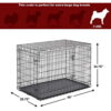 MidWest Homes For Pets Ultima Pro Extra-Strong Double Door Metal Dog Crate, 48"L MidWest Homes For Pets Ultima Pro Extra-Strong Double Door Metal Dog Crate, 48"L