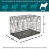 MidWest Homes For Pets Double Door iCrate Metal Dog Crate, 48" MidWest Homes For Pets Double Door iCrate Metal Dog Crate, 48"