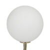 DecMode 18" 2 Light Orb Gold Table Lamp with White Glass Shade DecMode 18" 2 Light Orb Gold Table Lamp with White Glass Shade